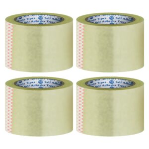 Transparent packaging tapes